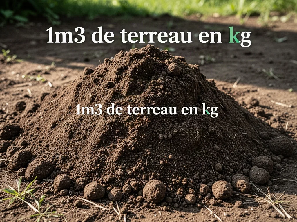 1m3 de terreau en kg : poids, densité et conversion pour vos plantations
