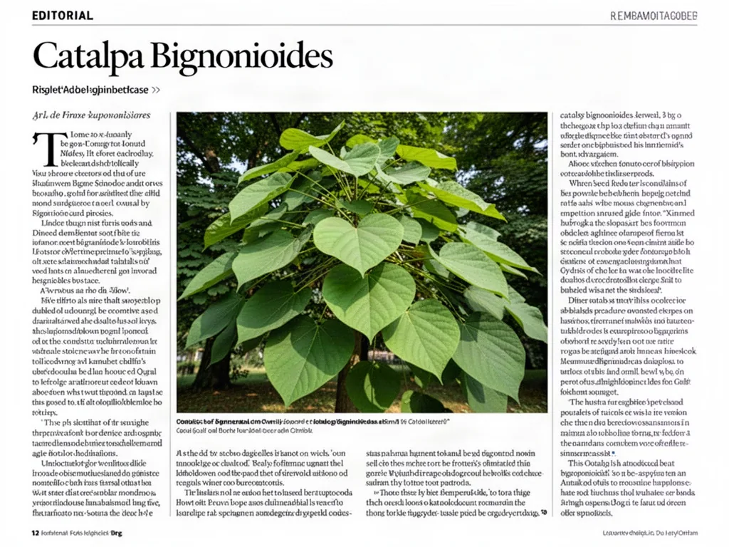 Catalpa bignonioides : plantation, taille adulte et idées reçues sur le catalpa commun