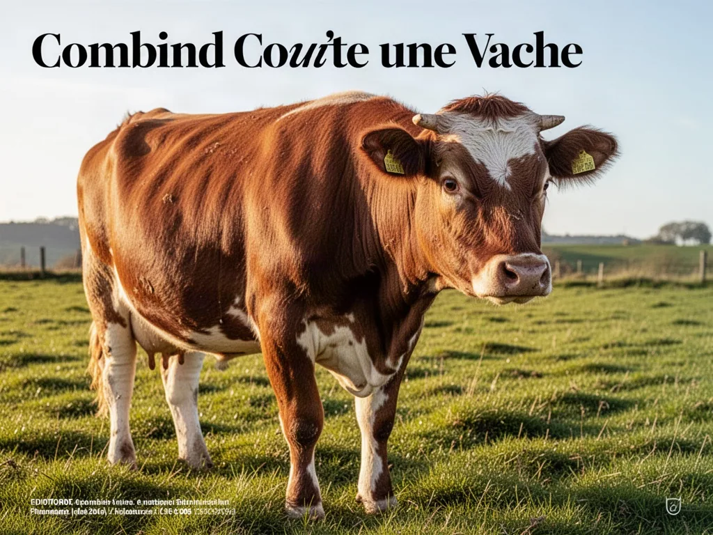 Combien coûte une vache en 2026 ? Prix, races et coût complet