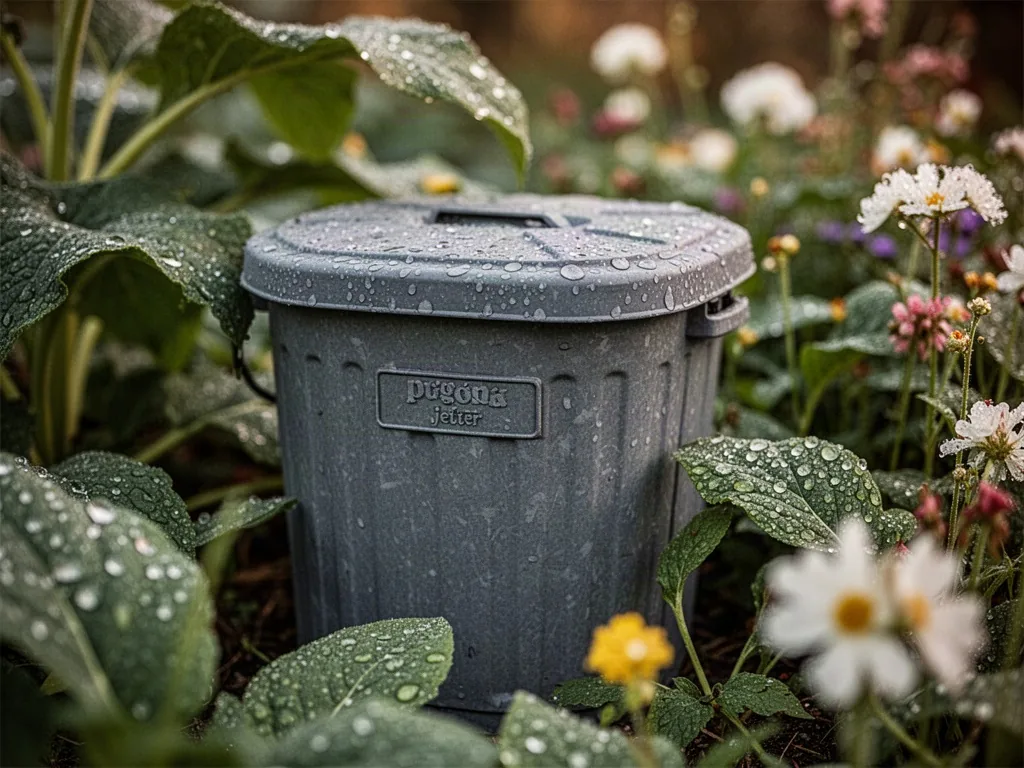 Une personne dépose des vêtements usagés dans le conteneur de recyclage textile
