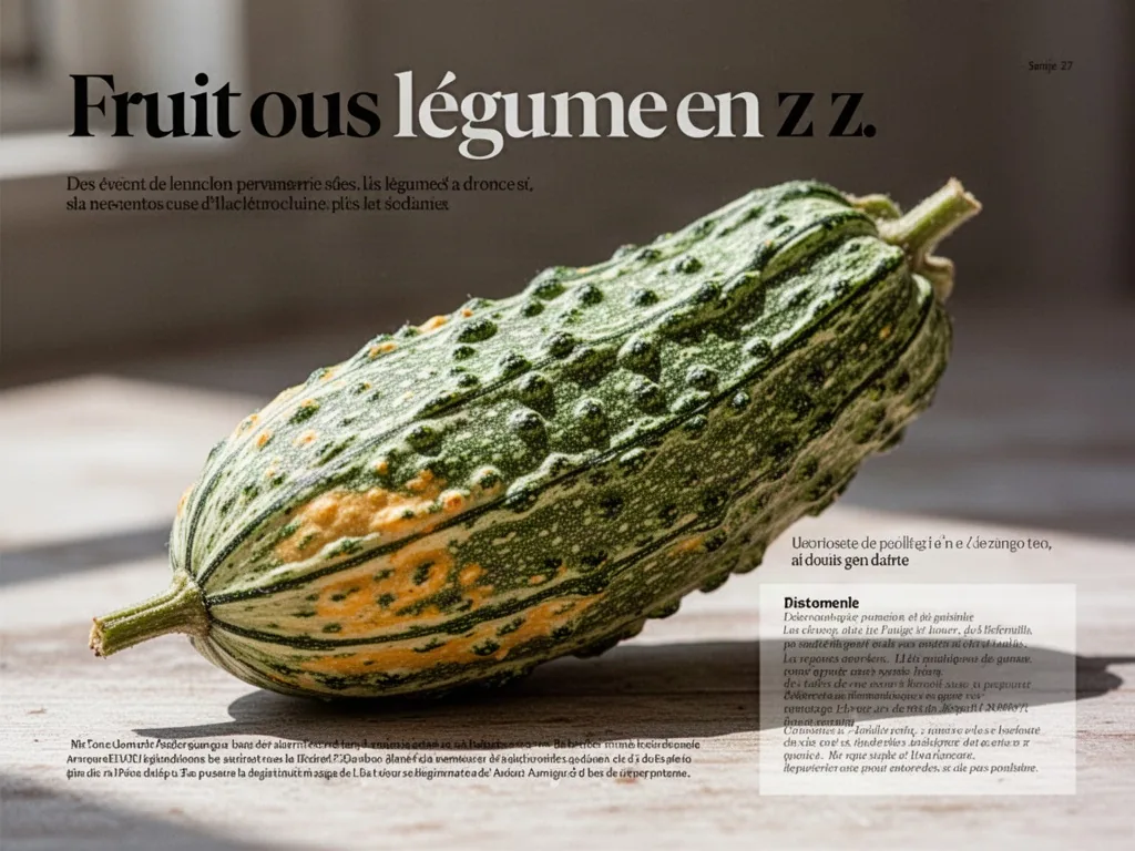 Zucchinis et zébrines sur un étal de marché