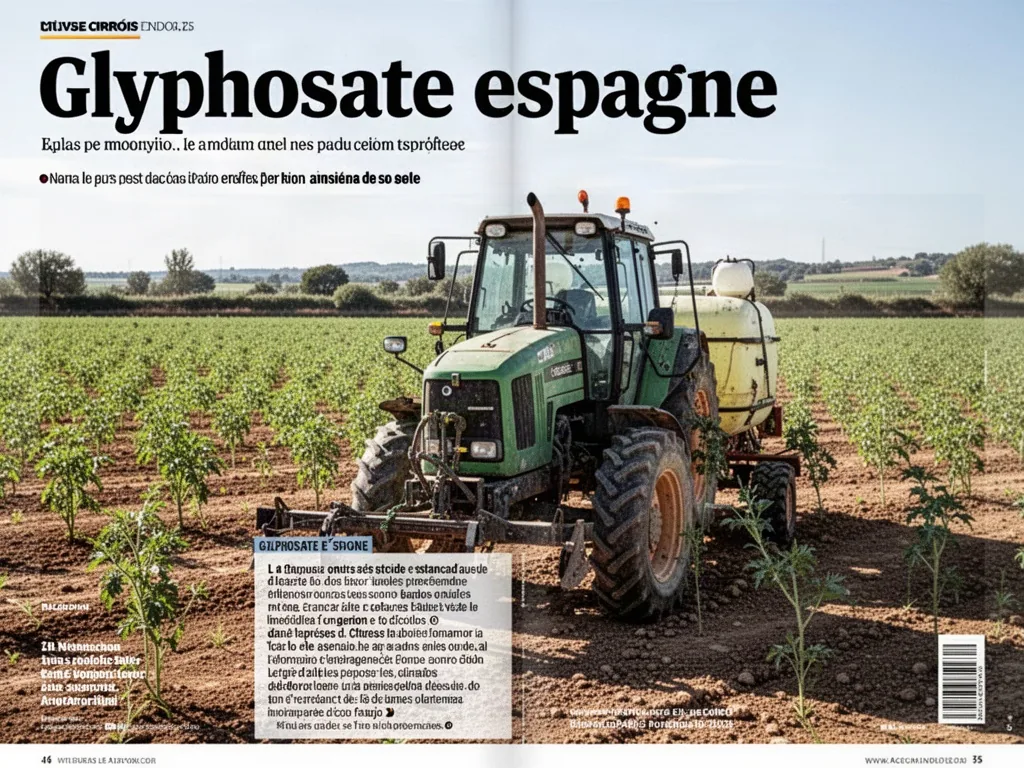 Glyphosate en Espagne : le cadre légal, les prix et le piège du retour en France