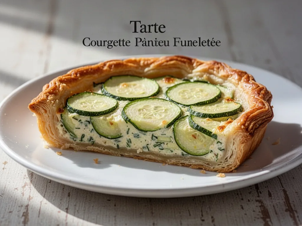 Tarte courgette pâte feuilletée : la recette croustillante qui ne rend pas d’eau